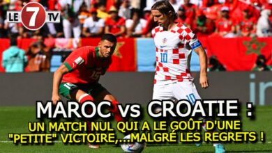 Photo of MAROC vs CROATIE : UN MATCH NUL QUI A LE GOÛT D’UNE « PETITE » VICTOIRE,…MALGRÉ LES REGRETS !