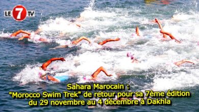 Photo of Sahara Marocain : « Morocco Swim Trek » de retour pour sa 7ème édition du 29 novembre au 4 décembre à Dakhla
