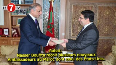 Photo of Rabat: Nasser Bourita reçoit plusieurs nouveaux Ambassadeurs au Maroc dont celui des États-Unis.