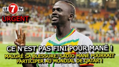 Photo of ESPOIR : MALGRÉ SA BLESSURE, SADIO MANÉ POURRAIT PARTICIPER AU MONDIAL DE QATAR !