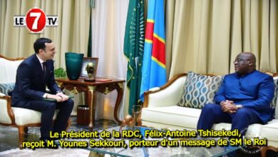 Photo of Le Président de la RDC, Félix-Antoine Tshisekedi, reçoit M. Younes Sekkouri, porteur d’un message de SM le Roi 