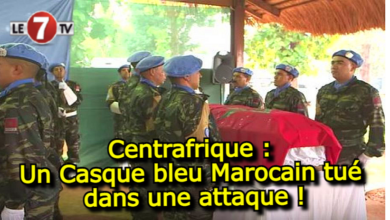Photo of Centrafrique : Un Casque bleu Marocain tué dans une attaque !