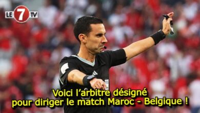 Photo of Qatar 2022: Voici l’arbitre désigné pour diriger le match Maroc – Belgique !