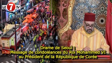 Photo of Drame de Seoul : Message de condoléances du Roi Mohammed VI au Président de la République de Corée