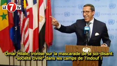 Photo of Omar Hilale, ironise sur la mascarade de la soi-disant « société civile » dans les camps de Tindouf !