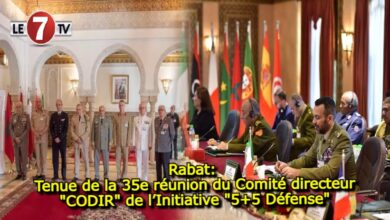 Photo of Rabat: Tenue de la 35e réunion du Comité directeur « CODIR » de l’Initiative « 5+5 Défense »