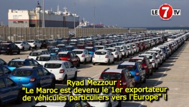 Photo of Ryad Mezzour : « Le Maroc est devenu le 1er exportateur de véhicules particuliers vers l’Europe » !