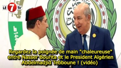 Photo of Regardez la poignée de main « chaleureuse » entre Nasser Bourita et le Président Algérien Abdelmadjid Tebboune ! (vidéo)