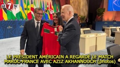 Photo of LE PRÉSIDENT AMÉRICAIN A REGARDÉ LE MATCH MAROC-FRANCE AVEC AZIZ AKHANNOUCH