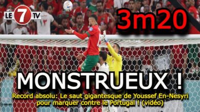 Photo of Record absolu: Le saut gigantesque de Youssef En-Nesyri pour marquer contre le Portugal !