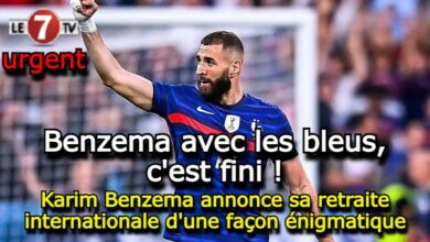 Photo of Urgent : Karim Benzema annonce sa retraite internationale d’une façon énigmatique !