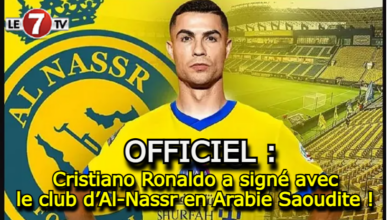 Photo of Officiel : Cristiano Ronaldo a signé avec le club d’Al-Nassr en Arabie Saoudite !