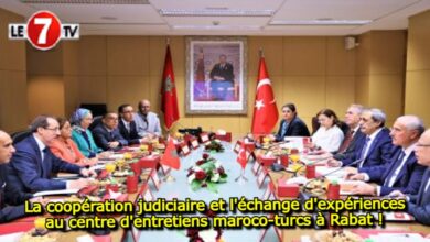 Photo of La coopération judiciaire et l’échange d’expériences au centre d’entretiens maroco-turcs à Rabat !