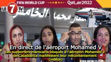 Photo of Les supporters Marocains bloqués à l’aéroport Mohamed V de Casablanca manifestent leur mécontentement (vidéos)