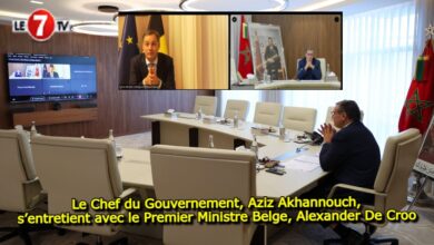 Photo of Le Chef du Gouvernement, Aziz Akhannouch, s’entretient avec le Premier Ministre Belge, Alexander De Croo