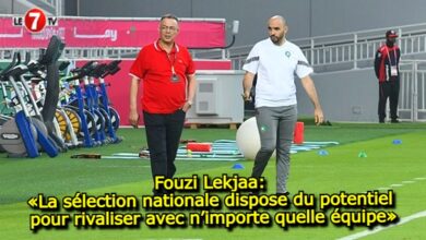 Photo of Fouzi Lekjaa: «La Sélection Nationale dispose du potentiel pour rivaliser avec n’importe quelle équipe»