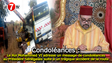 Photo of Le Roi Mohammed VI adresse un message de condoléances au Président Sénégalais suite à un tragique accident de la route