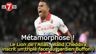 Photo of  Le Lion de l’Atlas, Walid Cheddira, inscrit un triplé face au gardien Buffon !