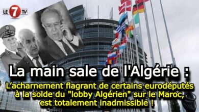 Photo of L’acharnement flagrant de certains eurodéputés à la solde du « lobby Algérien » sur le Maroc, est totalement inadmissible !