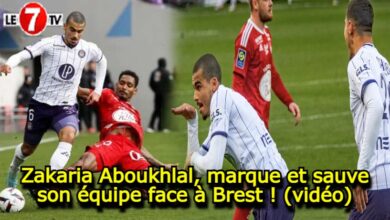 Photo of Zakaria Aboukhlal, marque et sauve son équipe face à Brest ! (vidéo)