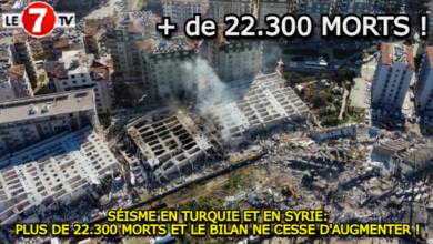 Photo of SÉISME EN TURQUIE ET EN SYRIE: PLUS DE 22.300 MORTS ET LE BILAN NE CESSE D’AUGMENTER !