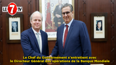 Photo of Le Chef du Gouvernement s’entretient avec le Directeur Général des opérations de la Banque Mondiale