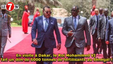 Photo of En visite à Dakar, le Roi Mohammed VI fait un don de 5000 tonnes de fertilisants au Sénégal !