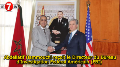 Photo of Abdellatif Hammouchi reçoit le Directeur du Bureau d’Investigation Fédéral Américain (FBI)