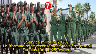 Photo of Service militaire 2023 : Le « formulaire de recensement » doit être rempli au plus tard le 25 février !