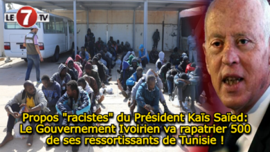 Photo of Propos « racistes » du Président Kaïs Saïed: Le Gouvernement Ivoirien va rapatrier 500 de ses ressortissants de Tunisie