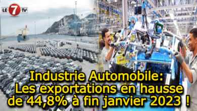 Photo of Industrie Automobile: Les exportations en hausse de 44,8% à fin janvier 2023 !