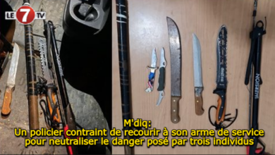 Photo of M’diq: Un policier contraint de recourir à son arme de service pour neutraliser le danger posé par trois individus