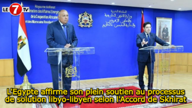 Photo of L’Egypte affirme son plein soutien au processus de solution libyo-libyen selon l’Accord de Skhirat