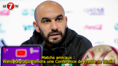 Photo of Matchs amicaux : Walid Regragui tiendra une Conférence de Presse ce lundi !