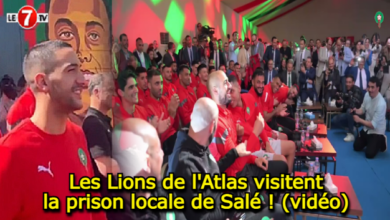 Photo of Les Lions de l’Atlas visitent la prison locale de Salé ! (vidéo)