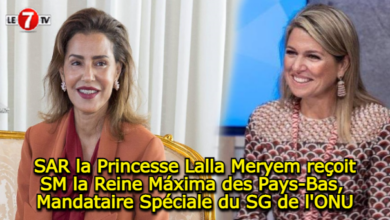 Photo of SAR la Princesse Lalla Meryem reçoit SM la Reine Máxima des Pays-Bas, Mandataire Spéciale du SG de l’ONU