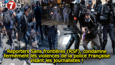 Photo of Reporters Sans frontières (RSF), condamne fermement les violences policières visant les journalistes !