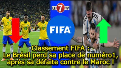 Photo of Classement FIFA : Le Brésil perd sa place de numéro1, après sa défaite contre le Maroc !