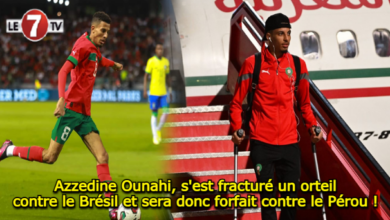 Photo of Azzedine Ounahi, s’est fracturé un orteil contre le Brésil et sera donc forfait contre le Pérou !