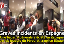 Photo of URGENT : Une bagarre générale a éclaté en Espagne, entre les joueurs du Pérou et la police Espagnole