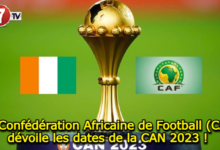 Photo of La Confédération Africaine de Football (CAF) dévoile les dates de la CAN 2023 !