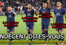 Photo of Découvrez les salaires incroyables des stars du PSG !