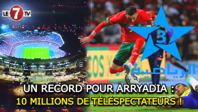Photo of MATCH MAROC-BRESIL : ARRYADIA REALISE UN RECORD D’AUDIENCE AVEC 10 MILLIONS DE TÉLÉSPECTATEURS !