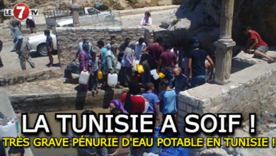 Photo of TRÈS GRAVE PÉNURIE D’EAU POTABLE EN TUNISIE !