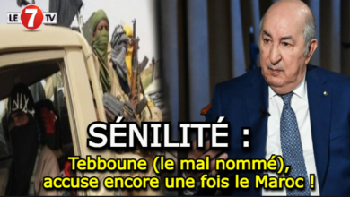 Photo of Tebboune (le mal nommé), accuse encore une fois le Maroc !