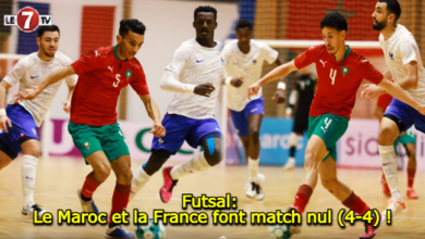 Photo of Futsal: Le Maroc et la France font match nul (4-4) !