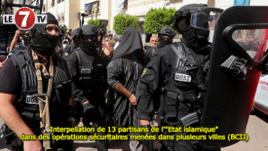 Photo of Interpellation de 13 partisans de l' »Etat islamique » dans des opérations sécuritaires menées dans plusieurs villes (BCIJ)