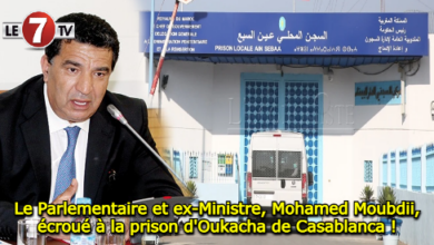 Photo of Le Parlementaire et ex-Ministre, Mohamed Moubdii, écroué à la prison d’Oukacha de Casablanca !