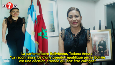 Photo of La parlementaire Bolivienne, Tatiana Anez : « La reconnaissance d’une pseudo-république par la Bolivie est une décision erronée qui doit être corrigée »