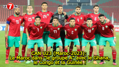 Photo of CAN U23 (Maroc-2023): Le Maroc dans « le groupe A » avec le Ghana, le Congo et la Guinée !